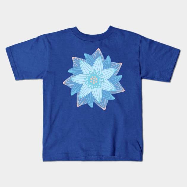 ENLIGHTENED Lotus Flower Japanese Zen Yoga Enlightenment Meditation - UnBlink Studio by Jackie Tahara Kids T-Shirt by UnBlink Studio by Jackie Tahara